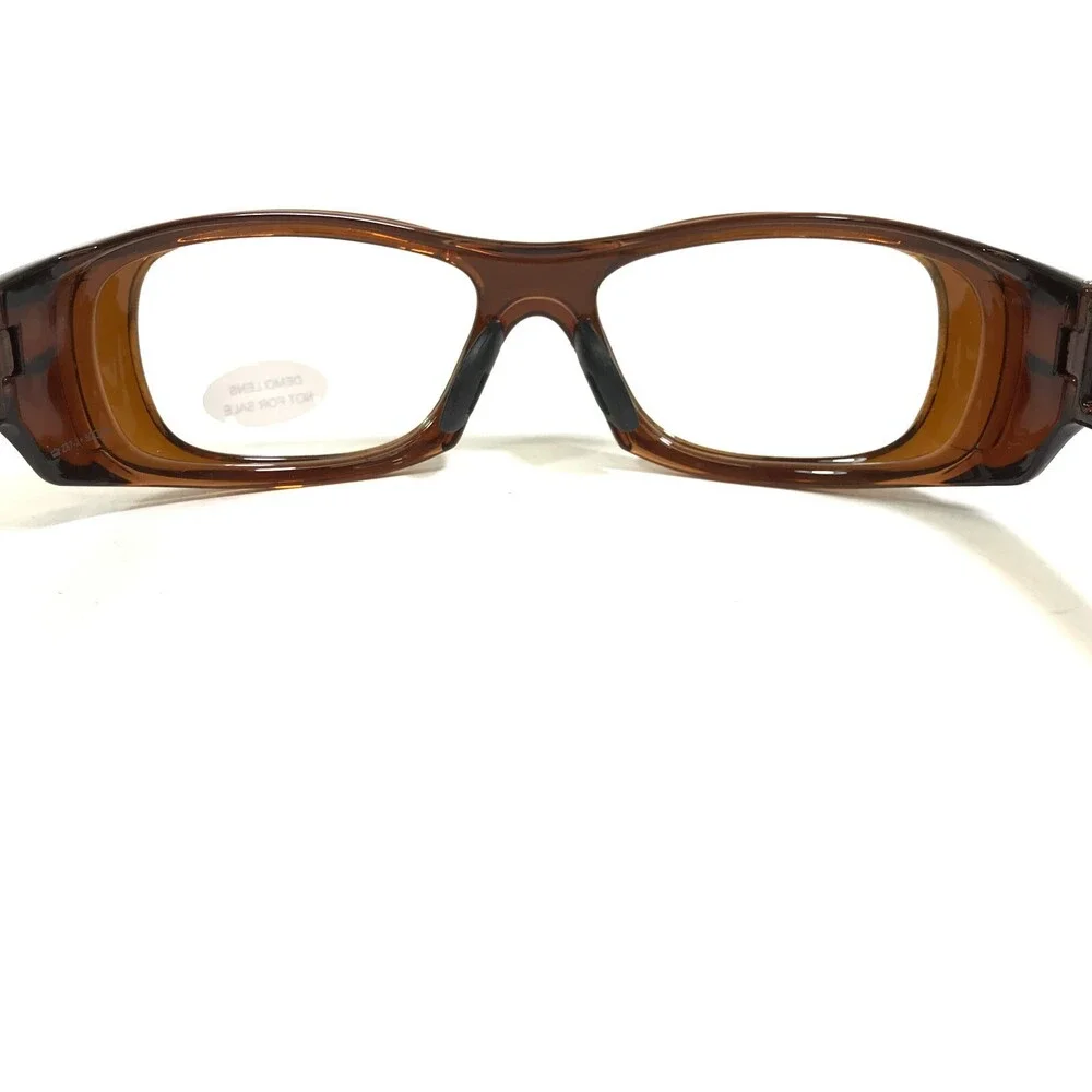 Bolle Safety Goggles Eyeglasses Frames 0516 Clear Brown Wrap Z87-2+ 52-18-120
